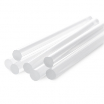 Set batoane transparente de lipici fierbinte Trotec, 50 bucati, Ø 11 mm
