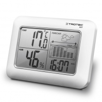 Termohigrometru cu statie meteo Trotec BZ07, Ecran LCD, Functia Min/Max, Alarma, Vizualizarea schimbarilor de temperatura
