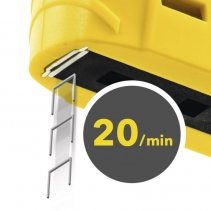 Capsator electric Trotec PTNS 10‑230V, Maner Softgrip, Putere 2000W. Viteza de capsare: 20/min