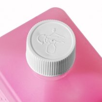 Decalcifiant cu indicator colorant