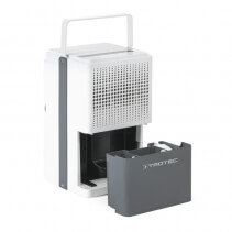 Dezumidificator Trotec TTK25E, 10 litri/zi, 50mc/h, Higrostat cu 3 valori presetate, Pentru 15mp, Panou de comanda