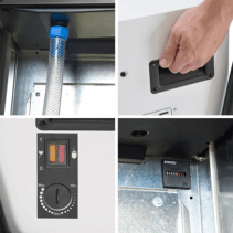 Dezumidificator profesional TROTEC TTK 350 S, Debit de aer 1000mc/h, Capacitate dezumidificare 70l/zi, Higrostat