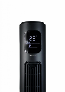 Ventilator turn Air Naturel Fantasy Black, Telecomanda, Timer, Control digital, Consum 28-45 W/h, Pentru 20mp