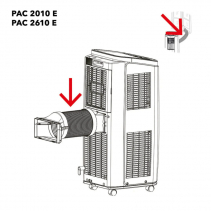 Furtun evacuare aer compatibil cu modelele TROTEC PAC 2000, PAC 2010,PAC 2600 si PAC 2610 E 2000