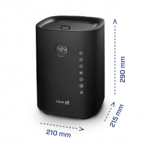 Umidificator si purificator Clean Air Optima CA604B Smart, WiFi, Difuzor de arome, Lampa UV-C, Ionizare, Display, Timer
