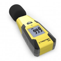 Sonometru TROTEC BS06, Precizie: ±3,5 dB (bei 1 kHz si 94 dB), Functie Min/Max, Senzor lumina ambientala