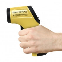 Termometru cu infrarosu/pirometru TROTEC RP15, Ecran luminat, Deconectare automata