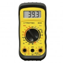 Multimetru digital Trotec BE48, 7 Functii de masurare, Categoriei de masurare CAT III 600 V, Test dioda