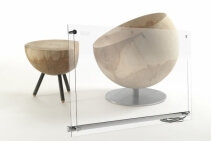 Panou infrarosu din sticla transparenta Ensa P750G Visio, Putere maxima 700W, Pentru spatii de pana la 14mp