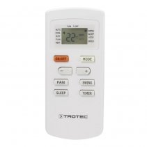 Aer conditionat portabil Trotec PAC 2610 E, Capacitate 9.000 Btu, Debit 330mc/ora, Telecomanda, Display, Timer, Pentru 30mp