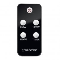 Radiator infraroşu cu tuburi de quartz Trotec IR 2550 S, Telecomanda, Putere 2500W, 3 Trepte de incalzire, Timer, Ecran LED