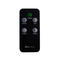 Ventilator turn Air Naturel Fantasy Black, Telecomanda, Timer, Control digital, Consum 28-45 W/h, Pentru 20mp