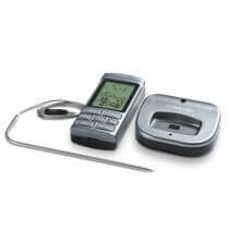 Termometru pentru grătar Trotec BT40, Semnal sonor si vizual, Senzor masurare din otel, Functie cronometru