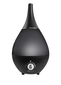 Umidificator de aer Air Naturel Gota New Black, Rata umidificare 350 ml/ora, Consum 30W/h, Pentru 30mp, Functie Higro-Smart 30mp