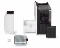 Spalator de aer, purificator si umidificator Clean Air Optima CA803, Display, Timer, Rata umidificare 250 ml/ora, Consum 35W/h