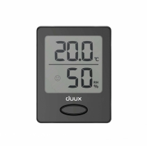 Termohigrometru Duux Negru, Ecran LCD, Indicatie de confort, Interval de detectare- 10 secunde aer imagine 2022