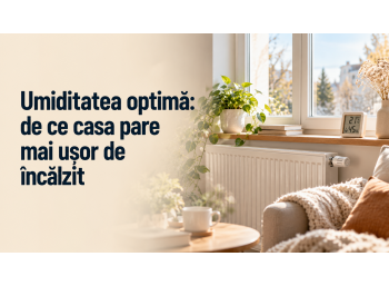 Umiditatea optimă și încălzirea casei: de ce contează mai mult decât pare