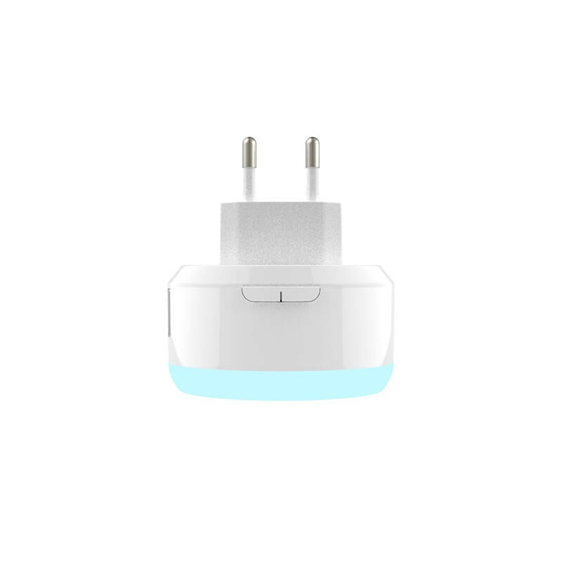 Incarcator cu 2 porturi USB AlecoAir G12-WP2S, Lumina de veghe, LED multicolor - 4