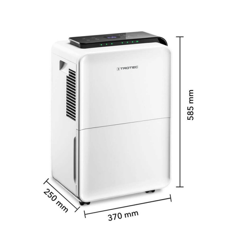 Resigilat - Dezumidificator si Purificator TROTEC TTK99 HEPA, 31 l/zi, 170 m3/h, Senzor umiditate, Filtru HEPA, Higrostat – imagine 3
