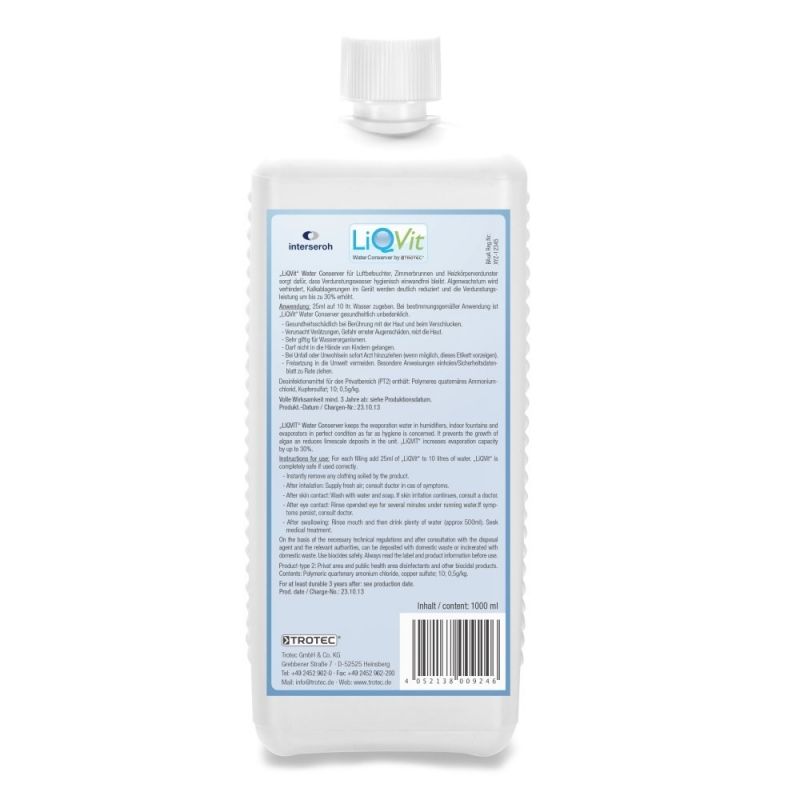 Soluție igienică pentru apă LiQVit 1000ml
