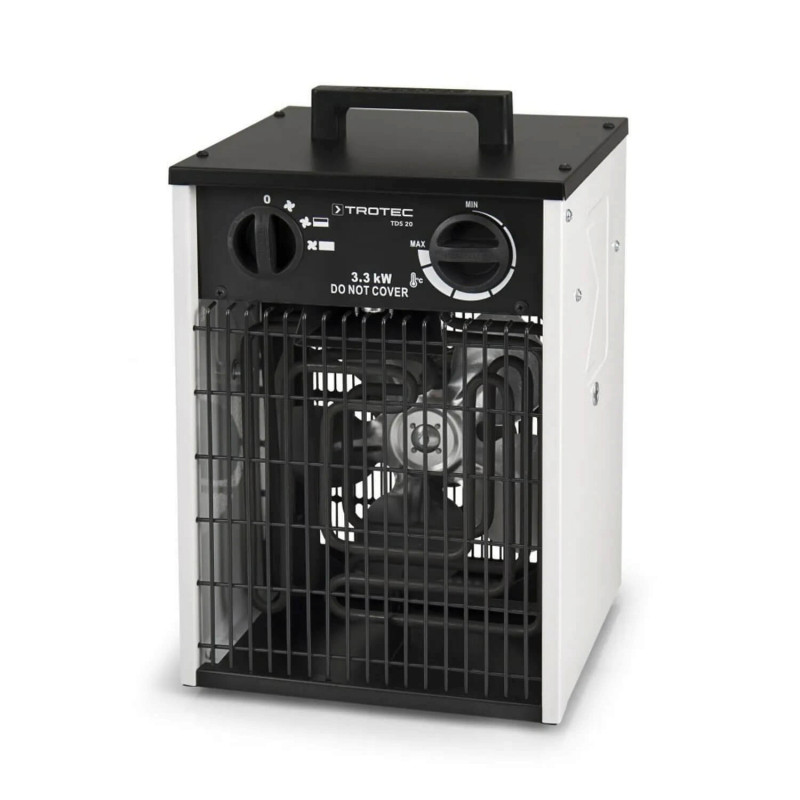 Resigilat -Aeroterma electrica TDS 20, Putere incalzire pana la 3300W, Debit de aer 355 m3/h, Termostat, Protectie IP44 - 3