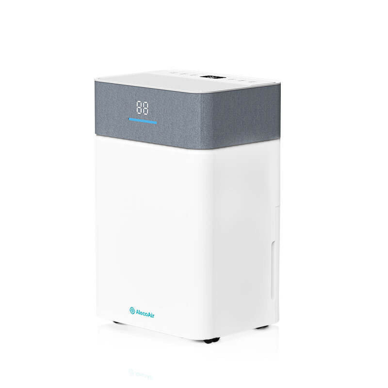 Resigilat - Dezumidificator AlecoAir D20 Fabric, Wi-Fi, 20 L/ zi, Uscare Rufe, Ionizare, Display digital, FanStop, Indicator col – imagine 2