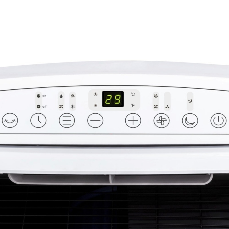 Resigilat - Aer conditionat portabil Trotec PAC 3500 S, Capacitate 12.000 Btu, Debit 420mc/ora, Telecomanda, Display, Time - 4