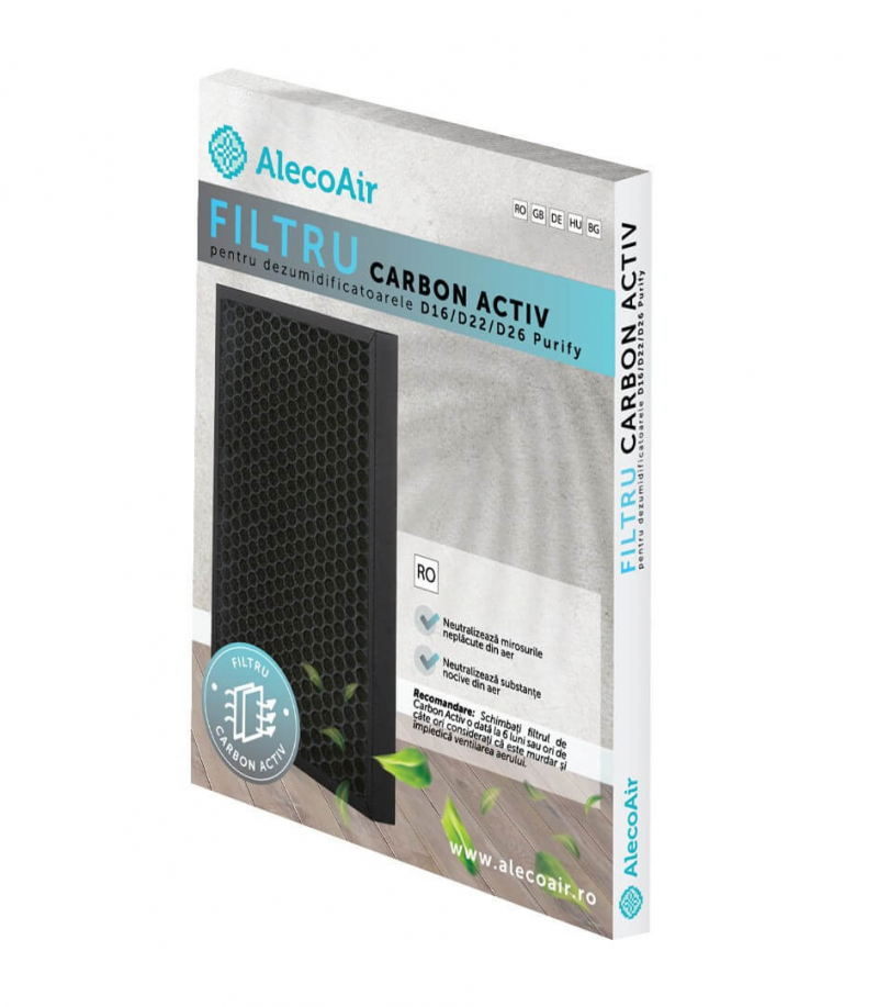 Filtru CARBON ACTIV pentru dezumidificatoarele AlecoAir D16, D22 si D26 Purify - 2