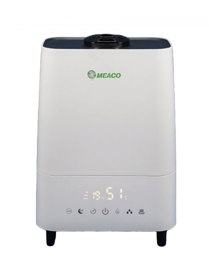 Resigilat! Umidificator si purificator MeacoMIST DELUXE 2020 Filtru HEPA si Carbune Lampa UV-C Ionizare Difuzor aroma Timer