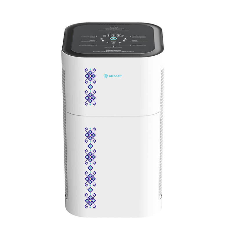 Resigilat - Purificator aer AlecoAir P80 TRADITIO, Filtru TRUE HEPA si Carbon, UV-C, WiFi, Multisenzor PM1, PM2.5, PM10, CO2, TV – imagine 3