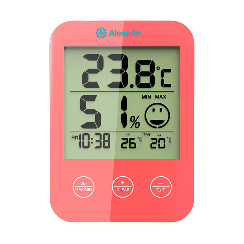Termohigrometru AlecoAir M02 RED, Display digital, Diagrama de confort, Schimbarea modului de afisare Umidometru (Masoara umiditatea din aer si materiale) Alecoair Termohigrometru AlecoAir M02 RED, Display digital, Diagrama de confort, Schimbarea modului de afisare Umidometru (Masoara umiditatea din aer si materiale) Alecoair