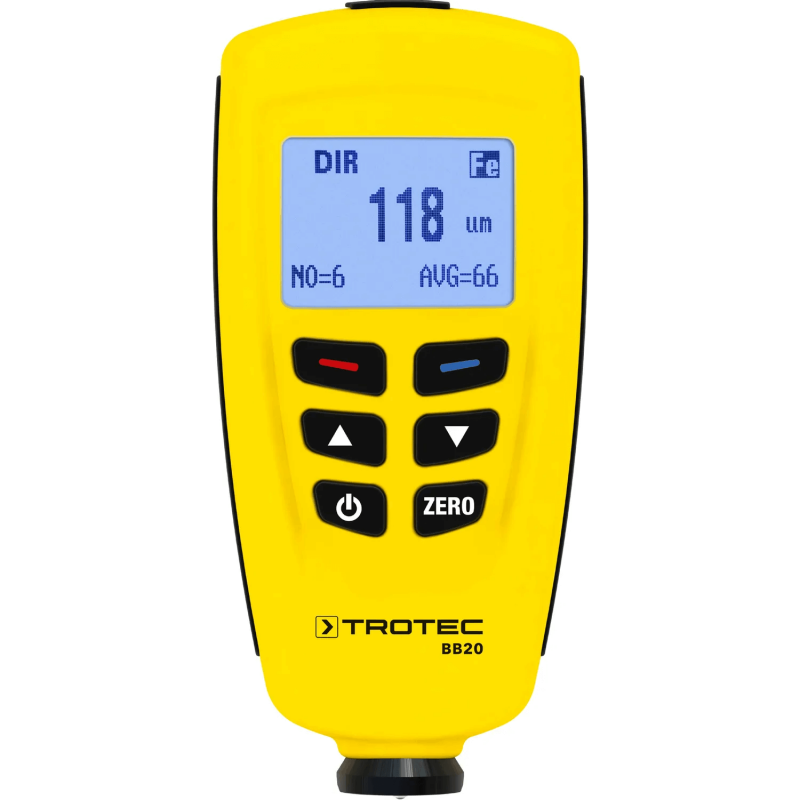 Aparat de masurare grosime strat de acoperire TROTEC BB20, Display luminos, Deconectare automata - 2