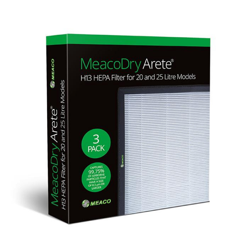 Set 3 filtre HEPA H13 Meaco AreteOne 20L si AreteOne 25L Dezumidificator Casnic alecoair.ro