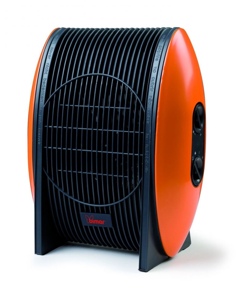 Aeroterma Electrica pentru baie Bimar Ionic Orange, Ionizare, Termostat, Indicator luminos, Putere pana la 2000W Aeroterme electrice pentru uz casnic alecoair.ro