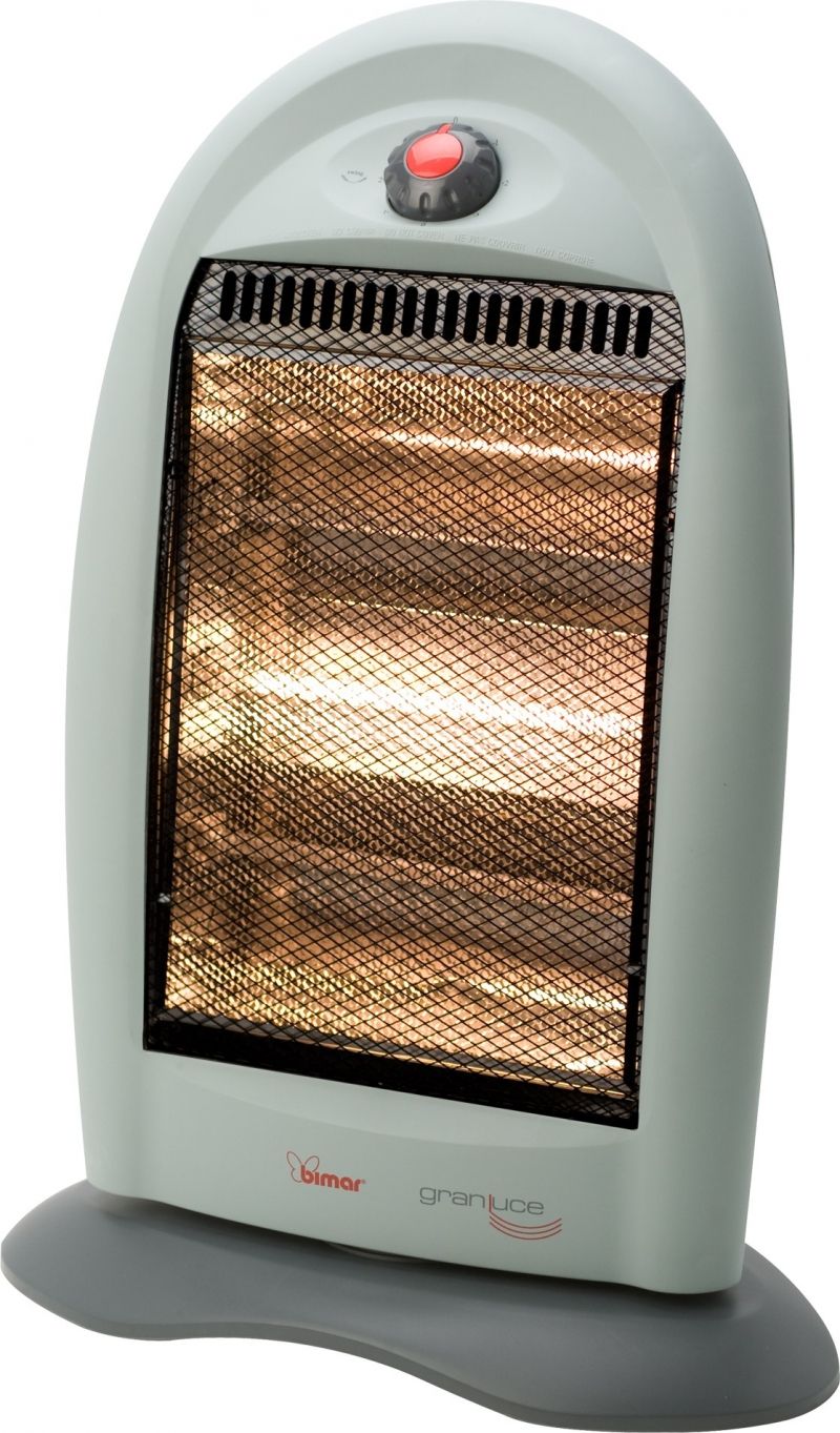 Radiator cu halogen Bimar Granluce, Termostat, Oscilatie, Putere incalzire pana la 1200W, 3 Trepte incalzire, Protectie IP20 Aeroterme electrice pentru uz casnic alecoair.ro
