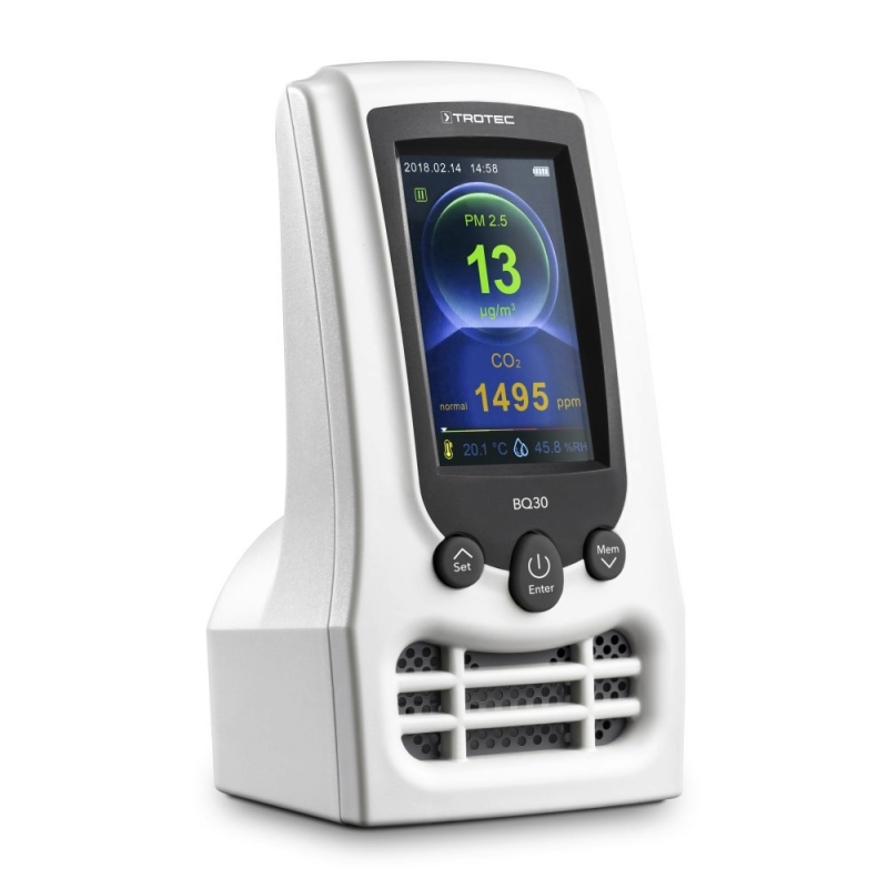 Monitor calitate aer Trotec BQ30, Masurare particule praf si CO2, Laser, Domeniu masurare: PM2.5 și PM10 în μg / m³ Senzor/Monitor Calitate Aer alecoair.ro Monitor calitate aer Trotec BQ30, Masurare particule praf si CO2, Laser, Domeniu masurare: PM2.5 și PM10 în μg / m³ Senzor/Monitor Calitate Aer alecoair.ro