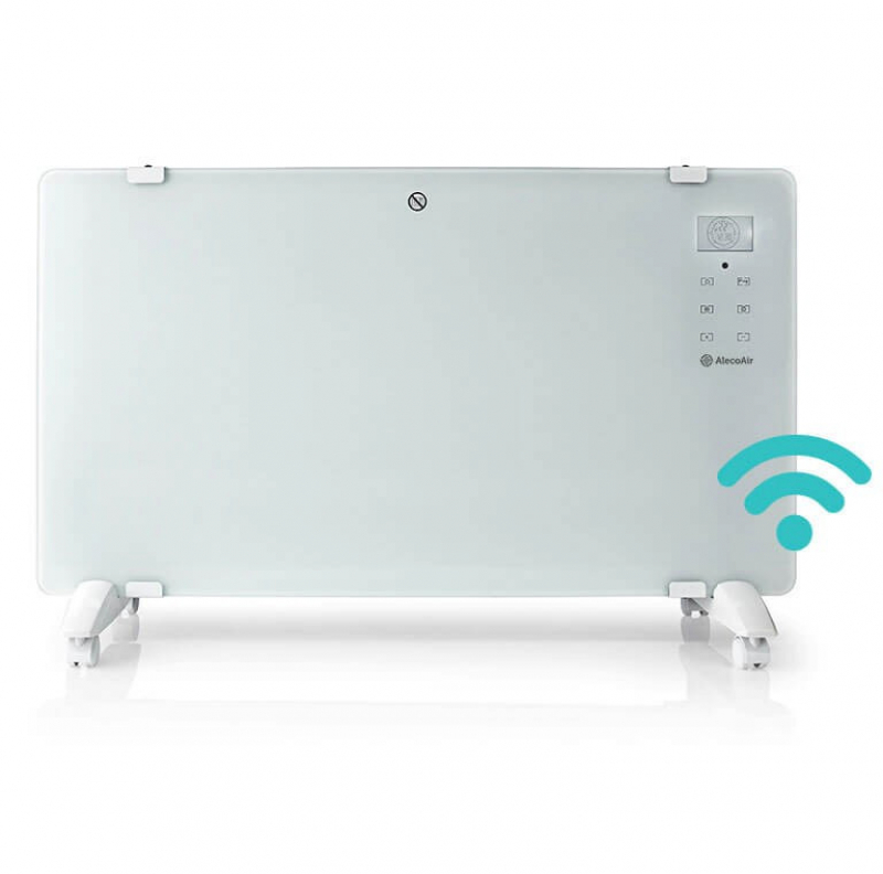 Convector electric AlecoAir C20 Heatix alb, WiFi, pentru 30mp, 2000W, 2 trepte incalzire, IP24, Aplicatie Convectoare electrice Alecoair