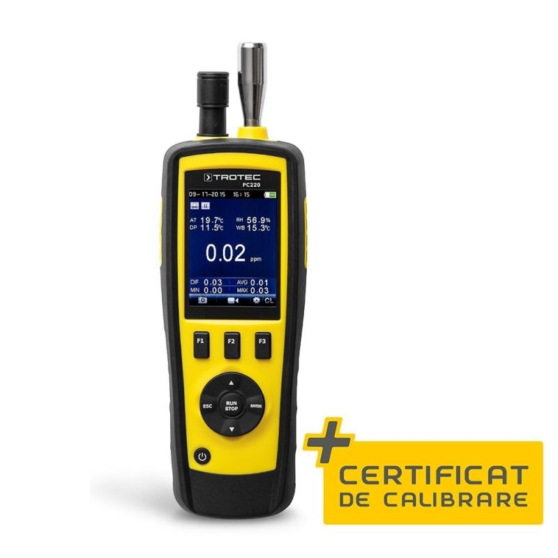 Contor particule pentru detectarea calitatii aerului TROTEC PC220 cu certificat de calibrare, Data logger pentru 5000 valori Senzor/Monitor Calitate Aer alecoair.ro Contor particule pentru detectarea calitatii aerului TROTEC PC220 cu certificat de calibrare, Data logger pentru 5000 valori Senzor/Monitor Calitate Aer alecoair.ro
