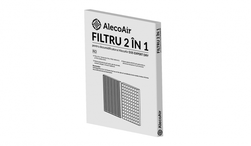 Filtru 2 in 1 TRUE HEPA si Carbon Activ pentru dezumidificatorul AlecoAir D35 Expert Dry Dezumidificator Profesional Alecoair Filtru 2 in 1 TRUE HEPA si Carbon Activ pentru dezumidificatorul AlecoAir D35 Expert Dry Dezumidificator Profesional Alecoair