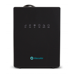 Resigilat! Umidificator cu ultrasunete AlecoAir U30 IONIC Black, Ionizare, Higrostat, Timer, Telecomanda, Display Digital