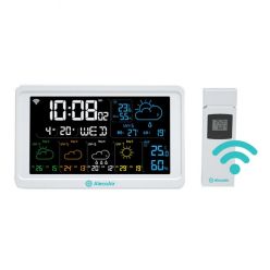 Statie meteo AlecoAir M40 Clima, WiFi, Asistenti vocali, Meteo, Alarma, Masurare temperatura, umiditate, factor UV
