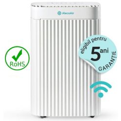 Dezumidificator si Purificator AlecoAir D35 ARIO,35 l /24h, WiFi, Lampa UV-C, Ionizare, TRUE HEPA + Carbon, Senzor PM 2.5