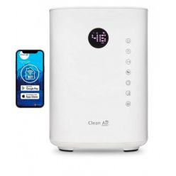 Umidificator si purificator Clean Air Optima CA604W Smart, WiFi, Difuzor de arome, Lampa UV-C, Ionizare, Display, Time