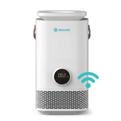 Purificator si umidificator AlecoAir PU52 Nuo, WiFi, Capacitate umidificare 850 ml/h, True HEPA, Lampa UV-c, Ionizare, PM 2.5