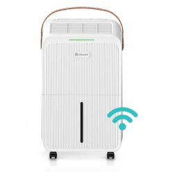 Dezumidificator  si purificator AlecoAir D16 Retro, WiFi, 16 l /24 h, Ionizare, UV-C, Indicator umiditate, Uscare Rufe,  25 mp