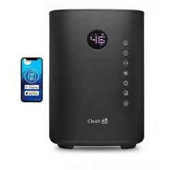 Umidificator si purificator Clean Air Optima CA604B Smart, WiFi, Difuzor de arome, Lampa UV-C, Ionizare, Display, Timer