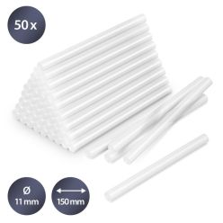Set batoane transparente de lipici fierbinte Trotec, 50 bucati, Ø 11 mm
