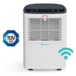 Dezumidificator AlecoAir D12 HOME,12 l /24h, WiFi, Uscare Rufe, Display digital, Higrostat, Timer, Debit 100 mc/h
