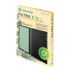 Filtru 3-in-1 pentru dezumificator AlecoAir D23 Classy cu HEPA, Carbon Activat si Strat Antibacterian