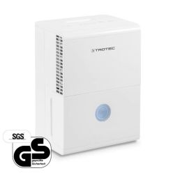 Dezumidificator Trotec TTK28E, 10l/zi, Debit 100mc/h, Pentru spatii de pana la 15mp, Higrostat reglabil, Functie auto-restart